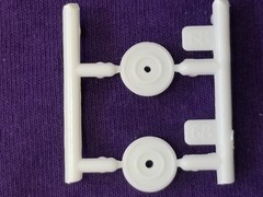 1970 Dodge Charger REAR WHEEL PIN RETAINERS from Revell 1:25 Model Kit DOM’S 70