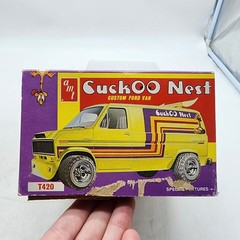 Vintage AMT CuckOO Nest Custom Ford Van 1975-1978 Econoline T420 Model Kit *READ