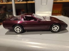 1995 AMT/ERTL Chevrolet CORVETTE ZR-1 Dealer PROMO Purple Metallic 1:25 No Box