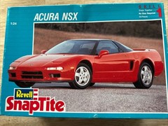 RARE RARE 🌟Revell SnapTite Acura NSX 1:24 Started But Complete!