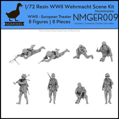 NUMODEL NMGER009 | 1/72 Resin WWII German Wehrmacht Soldier Kit Panzerknacker