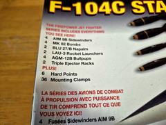 2006 LINDBERG Model FIREPOWER SERIES F-104C STARFIGHTER Kit #72522