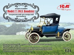 Model T 1913 Roadster, American Passenger Car Plastic Model Kit 1/24 ICM 24001