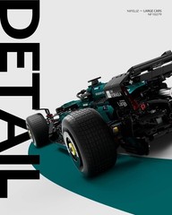Nifeliz AM24 F1 Racing Car Building Set – 1:8 Scale Collector’s Model for Adults