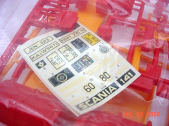 Vintage Heller Scania LB 141 1/24 Model Kit UPRM