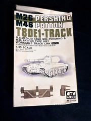 AFV Club M26 Pershing M46 Patton T80E1 Track Link 1/35 AF35036 Open Box