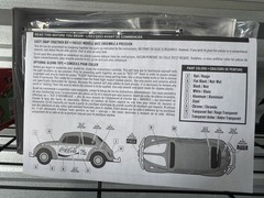 Polar Lights Coca-Cola Volkswagen Beetle 1:25 Snap Kit Opening Hood POL960M/12