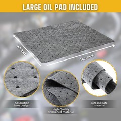 Lucas 5-Quart 20W-50 Hydrostatic Transmission Fluid Change Kit 2-Filters