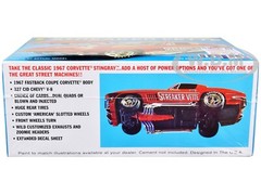 SKILL 2 MODEL KIT 1967 CHEVROLET CORVETTE “STREAKER VETTE” 1/25 SCALE MPC MPC973