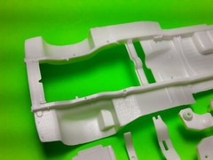 77 78 Dodge D100 Pickup Truck 1/25 Frame Chassis Axle Rear End Exhaust Model Car