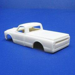 JFSL65 H:O scale 1968 Chevy pickup Jimmy Flintstone resin slot car body