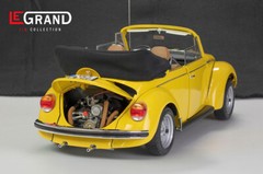 Le Grand #LE100 1/8 VW Volkswagen Beetle yellow Cabrio metal kit by LeGrand