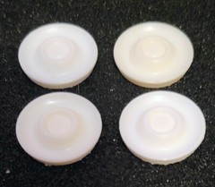 1/25 RESIN CADILLAC SOMBRERO HUBCAPS 49 MERCURY REVELL AMT KUSTOM CUSTOM SLED