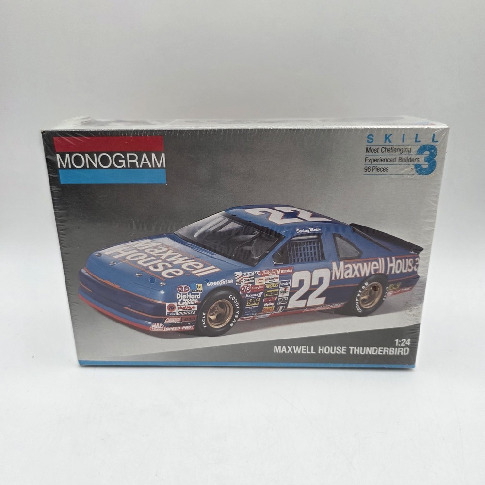 Monogram Model Car Kit Sealed Maxwell House Thunderbird 2942 1:24 Scale