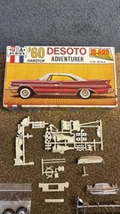 JO-HAN USA OLDIES 1/25 ’60 DESOTO ADVENTURER HARDTOP MODEL KIT UNBUILT C-4460