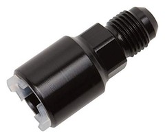 Russell 640853 -6 AN Male to 3/8″ SAE Quick-Disconnect Female Push-On EFI