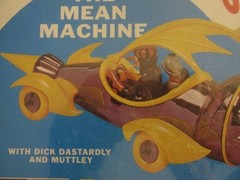 1:25 Wacky Races Mean Machine w/ Dick Dastardly & Muttley – Snap Model Kit -NISB