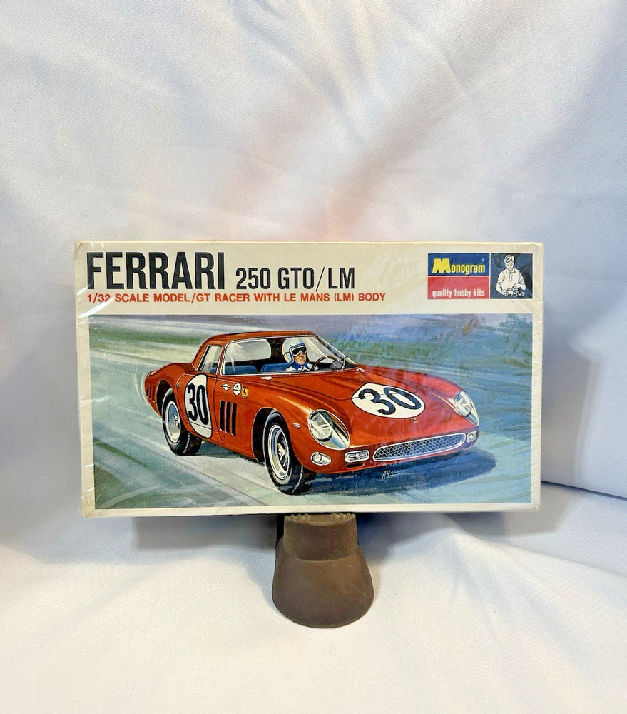 MONOGRAM FERRARI 250 GTO/LM model kit NEW IN FACTORY SEALED BOX-RARE VINTAGE