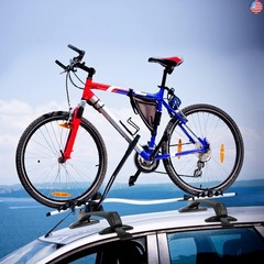 TeqHome Universal Roof Rack Cross Bars, 43-inch Aluminum Lockable Car Top