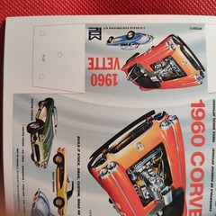 Collectible Mini Box 1960 Chevy Corvette 1:25 Scale Model Car Part MPC