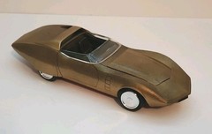 Astro-Vette MPC 1:25 Model Kit & Box 509-200 Rare GM Styling Sensation 1968