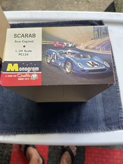 Vintage Monogram Scarab Model Car