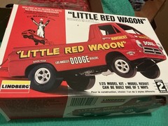 1 25 scale model parts Little Red Wagon Rear End And More Lot Only