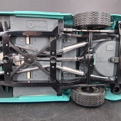 Chevy 1957 Teal Corvette Chevrolet Built Model Classic Made in Italy – No Box