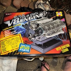 Haynes Build Your Own V8 Engine Scale Model Kit -Open box unassembled See Notes