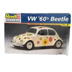 Revell Monogram VW ’60’s Beetle 1/25 Scale Plastic Model Kit 85-714 Sealed NEW