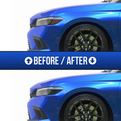 Amber Delete Headlight Tint Compatible with 2022-2025 Honda Civic