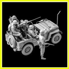 1:35 Resin Model Assembly Kit Gk, Tank Soldier 5 People, Unpainted Model
