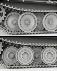 German Tank Sd.Kfz.171 Panther G FG1250 Infrared Night Vision Model kit MTS054