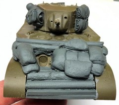 1/35 Scale Sandbag Front for M5 Stuart Fits Tamiya Kits – Value Gear – Resin