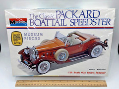 Monogram 2301 Packard Boattail Speedster 1/24 1930 Sports Roadster Model 1975