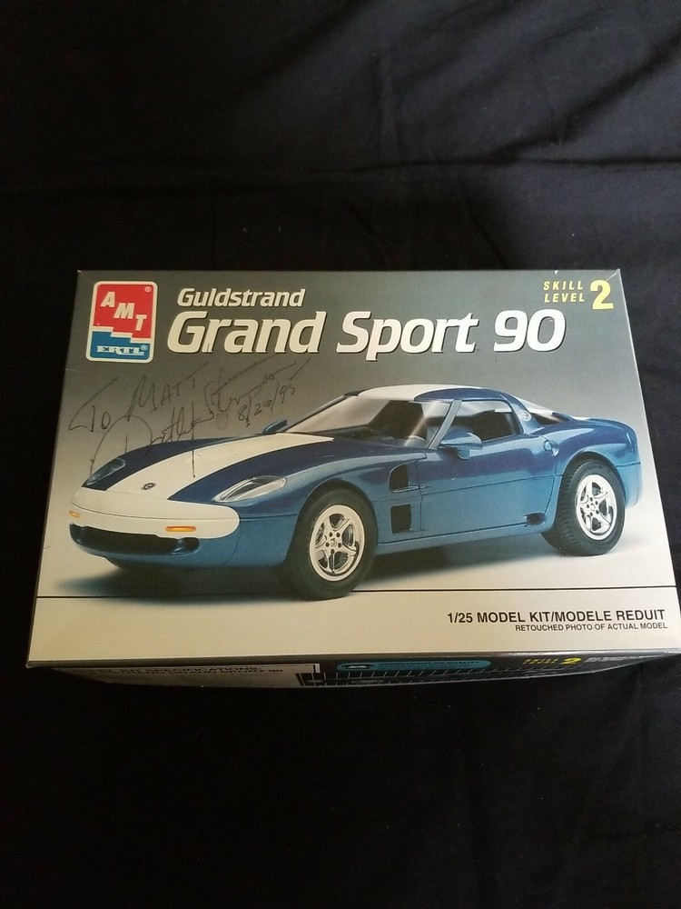 🇺🇸💪 Guldstrand Grand Sport 90 Corvette 1994 AMT ERTL 1:25 Model 6461 Signed