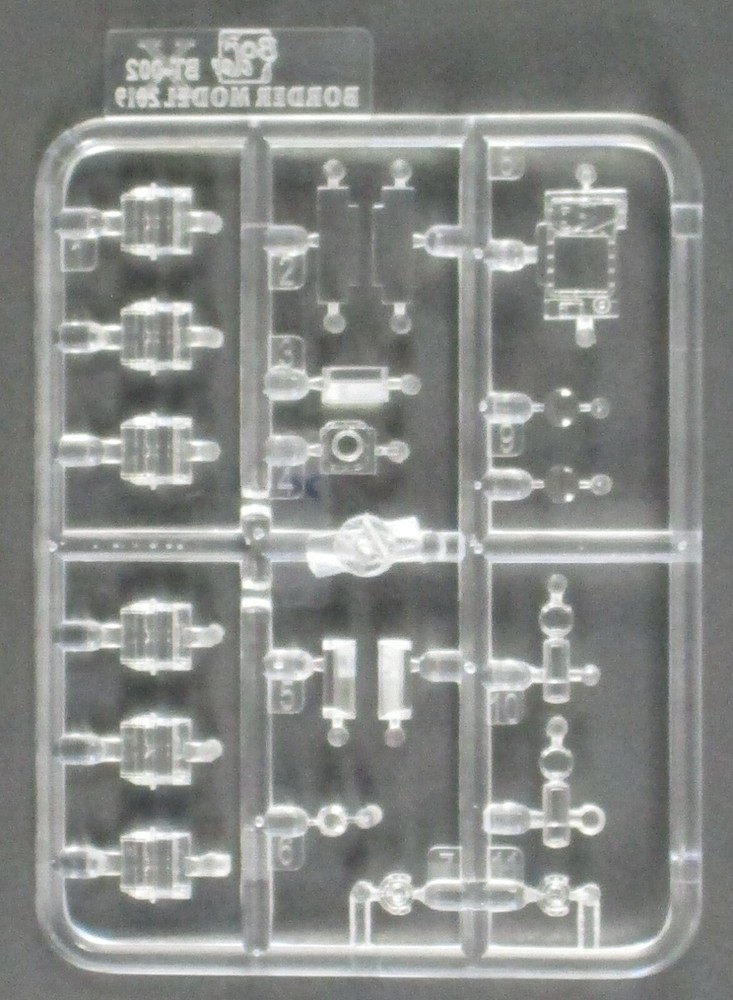 Border Models 1/35th Scale Leopard 2A5/2A6 – Clear Parts from Kit No. BT-002