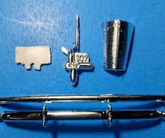 40 FORD SEDAN DELIVERY – GRILL FRONT BUMPER – AMT T769 – MODEL CAR KIT PARTS LOT