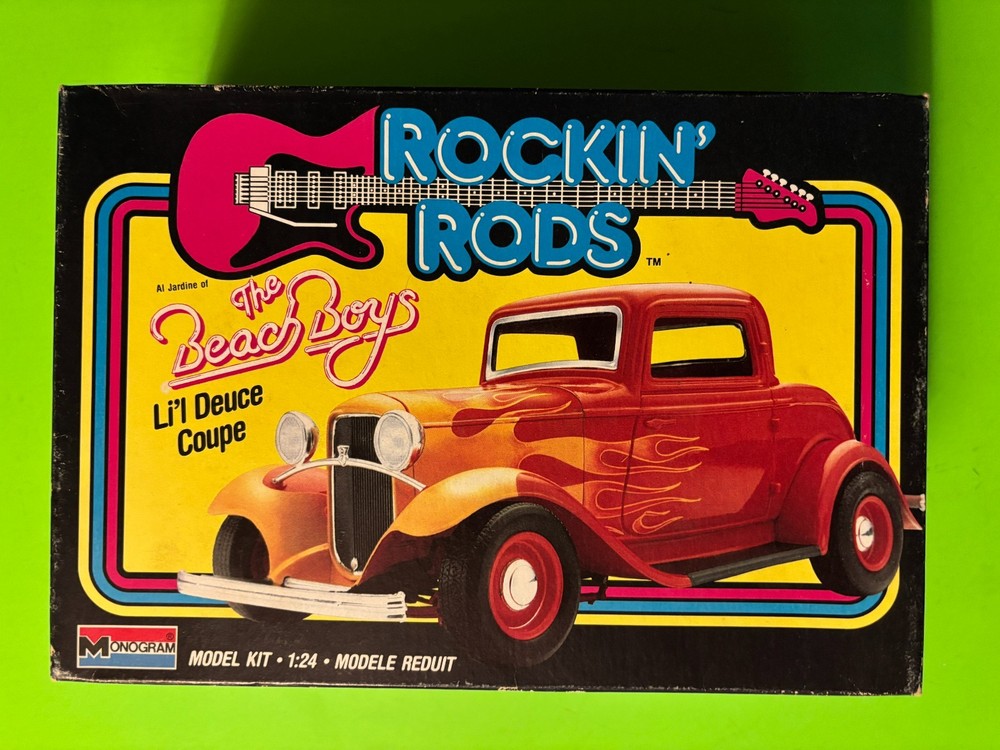 THE BEACH BOYS LIL DUECE COUPE 32 FORD MODEL KIT 1/24 SCALE MONOGRAM COOL LOOK!