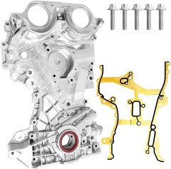 Oil Pump Timing Chain Cover with Gasket for 1.4L Chevy Cruze 2011-2015, Chevy