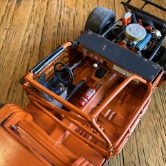 Built Model Car, 1967 Chevy Camaro Vintage Style short track Race Car, 1/25