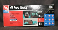 AMT Ertl 41 Ford Woody Street Rod 1:25 Model Kit 38115 Unbuilt NO DECALS