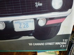 Monogram Large 1:12 Scale ’69 Camaro Z28 Street Machine