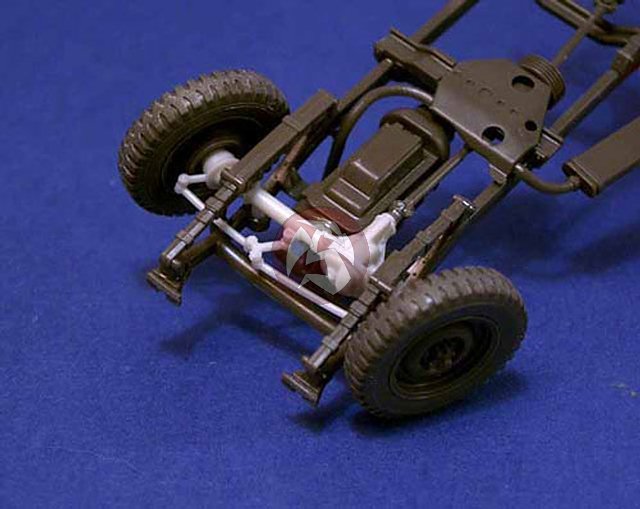 Resicast 1/35 “Workable” Front Axle & Steering Willys MB Jeep (Tamiya) 352238