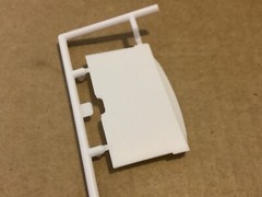 1 25 scale model parts Willys Drag Coupe Interior Rear Wall No Box