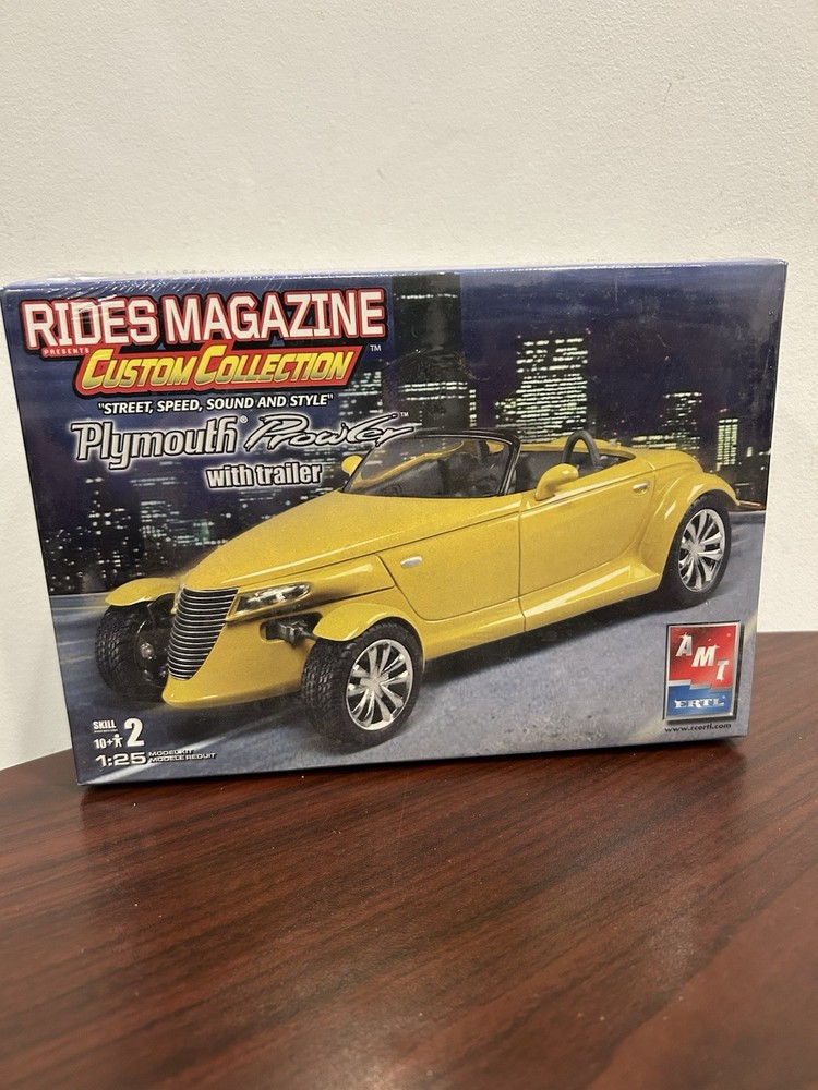 AMT Plymouth Prowler W/ Trailer Rides Magazine 1/25 Kit # 38255 FACTORY SEALED