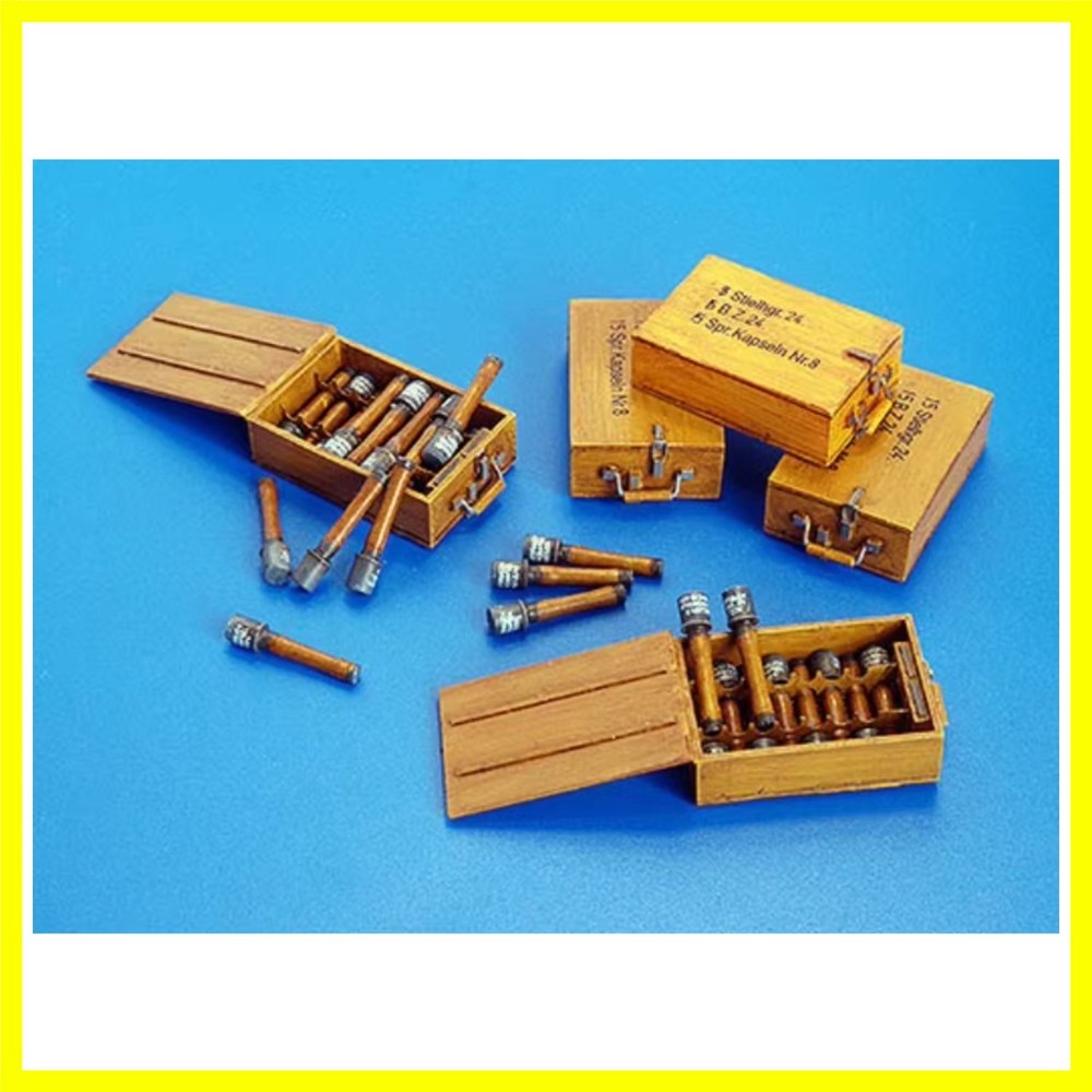 1/35 Scale Die-Cast Resin Model Assembled Kit German Grenades Scene Model Una…