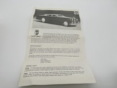 Entex 9111 1959-62 Rolls Royce Silver Cloud II Model KIT 1/24