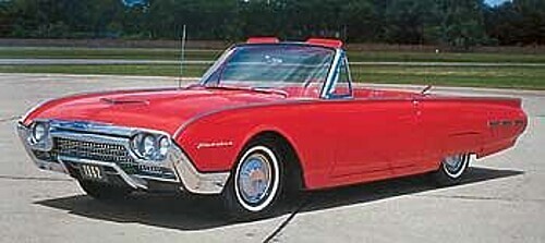 AMT 1962 Ford Thunderbird – Plastic Model Car Kit – 1/25 Scale – #682