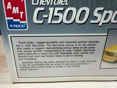 AMT/Ertl – CHEVROLET C-1500 SPORTSIDE TRUCK – 1:25 SCALE KIT #6082 – VINTAGE NIB